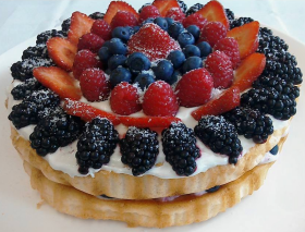 Low calory cake